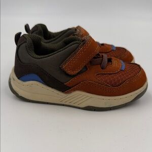 OshKosh B'gosh Brown and Blue Kids Sneakers